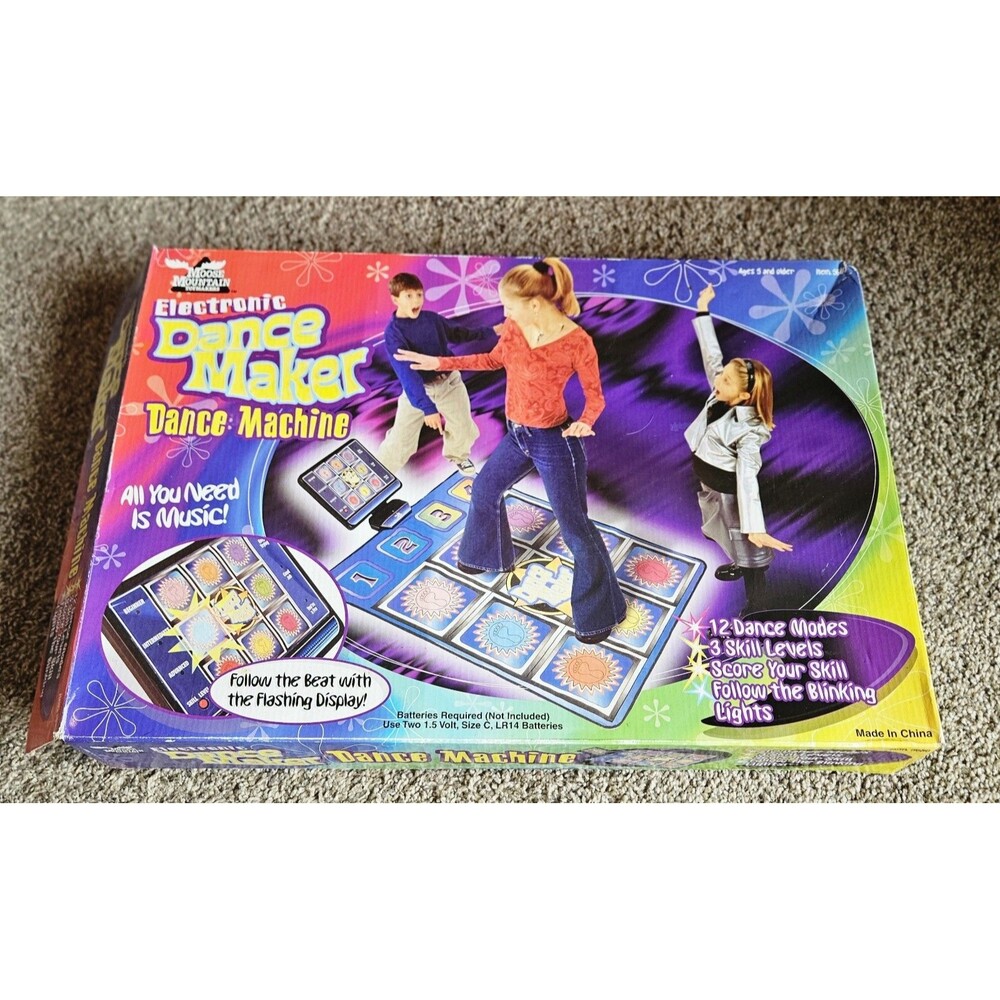 Vintage 1999 Diva Dance Maker Electronic Dance Pad Game by Moose Mountain